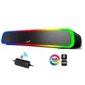 Ďalší obrázok produktu Genius SoundBar 200BT, 2.0, 4W, čierny, regulácia hlasitosti, podsvietené, 3,5 mm jack/blue