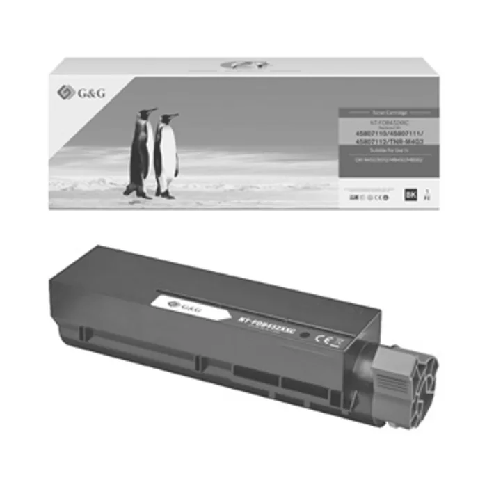 Hlavný obrázok produktu G&G kompatibilní toner s 45807111, black, 12000str., NT-FOB432XXC, pro OKI B432, B512, MB