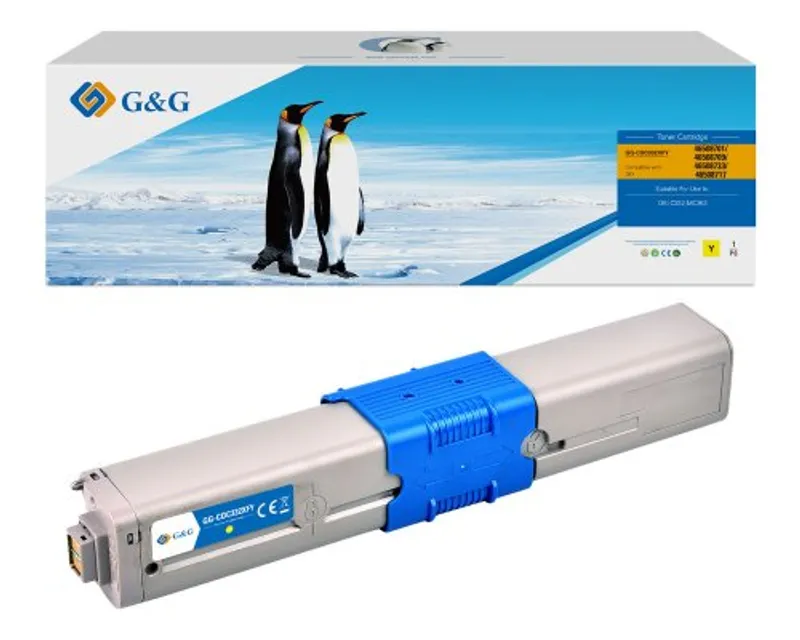 Hlavný obrázok produktu G&G kompatibilní toner s 46508709, yellow, 3000str., NT-COC332XFY, pro OKI C332, MC363, N