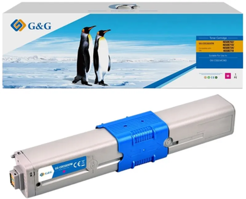 Hlavný obrázok produktu G&G kompatibilní toner s 46508710, magenta, 3000str., NT-COC332XFM, pro OKI C332, MC363,