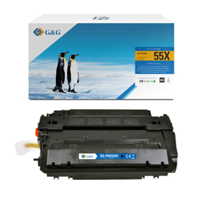 Hlavný obrázok produktu G&G kompatibilní toner s CE255X, black, NT-PH255XC, pro HP LaserJet Enterprise MFP M525c/