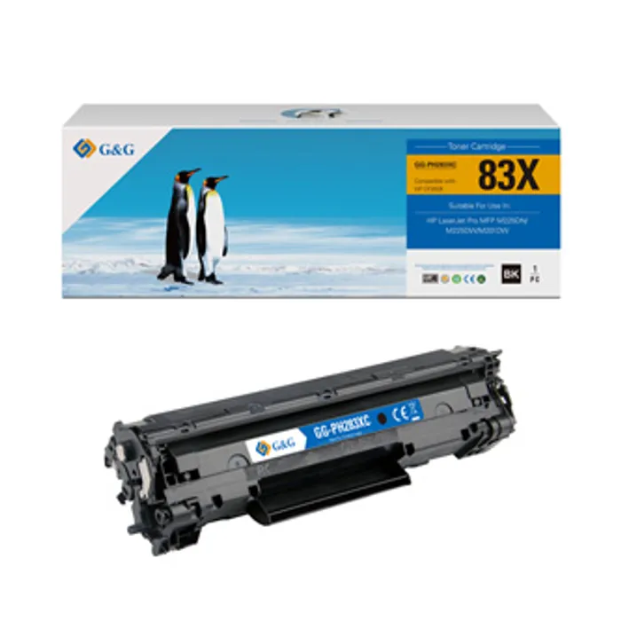 Hlavný obrázok produktu G&G kompatibilní toner s CF283X, black, 2200str., NT-PH283XCU, pro HP LaserJet Pro M201,
