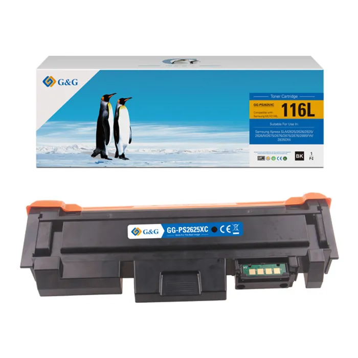 Hlavný obrázok produktu G&G kompatibilní toner s MLT-D116L, black, 3000str., NT-PS2625XC, pro Samsung SL-M2825DW,