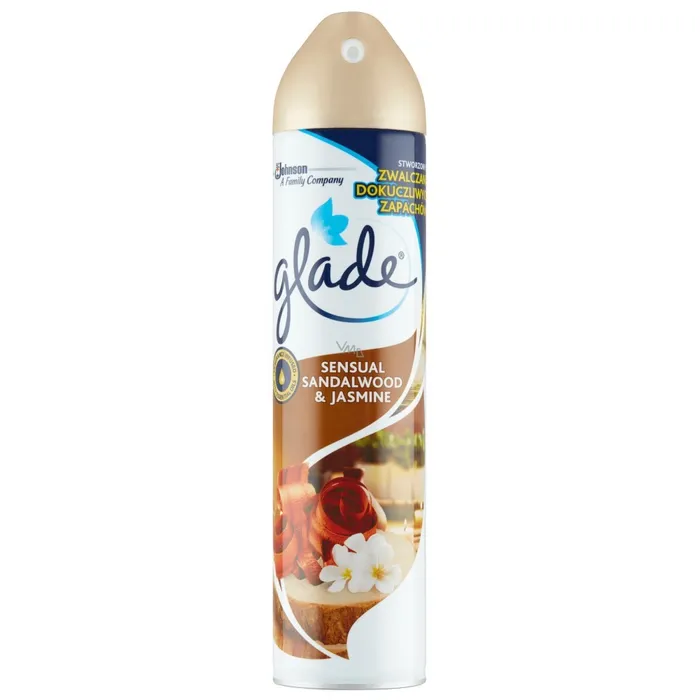 Hlavný obrázok produktu Glade Sensual Sandalwood & Jasmine-Santalové dřevo a jasmín osvěžovač vzduchu sprej 300 ml
