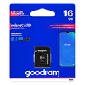 Goodram pamäťová karta Micro Secure Digital Card, 16GB, micro SDHC, M1AA-0160R12, UHS-I U1 (Class 10), s adaptérom