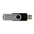 Ďalší obrázok produktu Goodram USB flash disk, USB 2.0, 16GB, UTS2, čierny, UTS2-0160K0R11, USB A, s otočnou krytkou