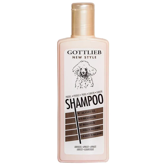 Hlavný obrázok produktu Gottlieb Pudel šampon 300ml-pro pudly aprikot s makadam.olej