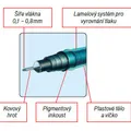 Ďalší obrázok produktu Grafický liner Rotring Tikky Graphic 0,2 mm