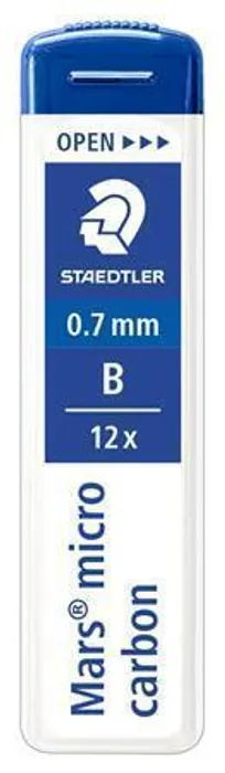 Hlavný obrázok produktu Grafitová tuha do mikrotužky "Mars Micro", B, 0,7mm, STAEDTLER