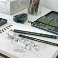 Ďalší obrázok produktu Grafitová ceruzka Castell 9000, plechová krabička 12 ks Faber-Castell 119065