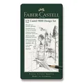 Ďalší obrázok produktu Grafitová ceruzka Castell 9000, plechová krabička 12 ks, Faber-Castell 119064