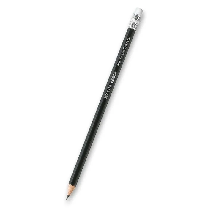 Hlavný obrázok produktu Grafitová tužka Faber-Castell 1112 s pryží tvrdost HB