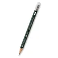 Grafitová ceruzka Faber-Castell Castell 9000 Perfect Pencil - s gumou, bez viečka