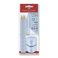 Grafitová ceruzka Faber-Castell Grip 2001 Sky Blue set, 5 ks