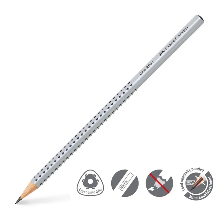 Hlavný obrázok produktu Grafitová tužka Faber-Castell Grip 2001 tvrdost 2B (číslo 1)
