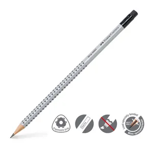 Grafitová ceruzka Faber-Castell 117200 Grip 2001 tvrdosť HB s gumou