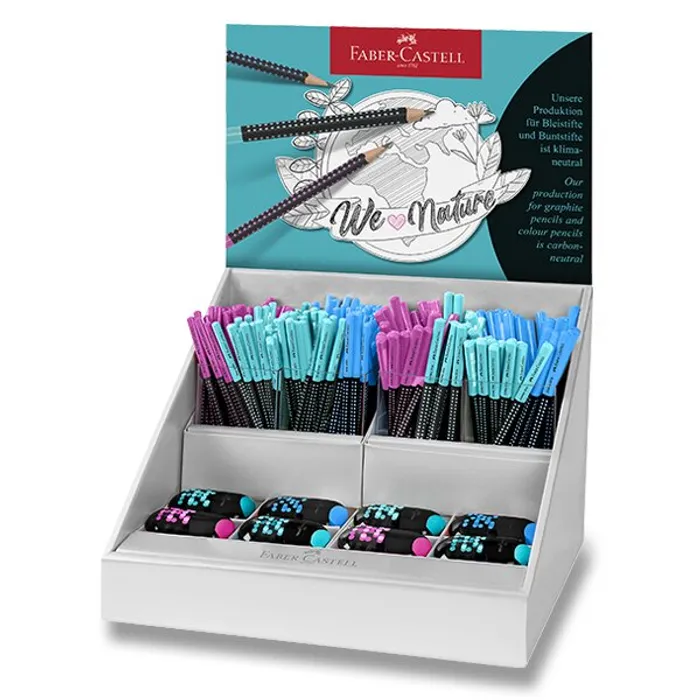 Hlavný obrázok produktu Grafitová tužka Faber-Castell Grip Two Tone stojánek, 72 ks