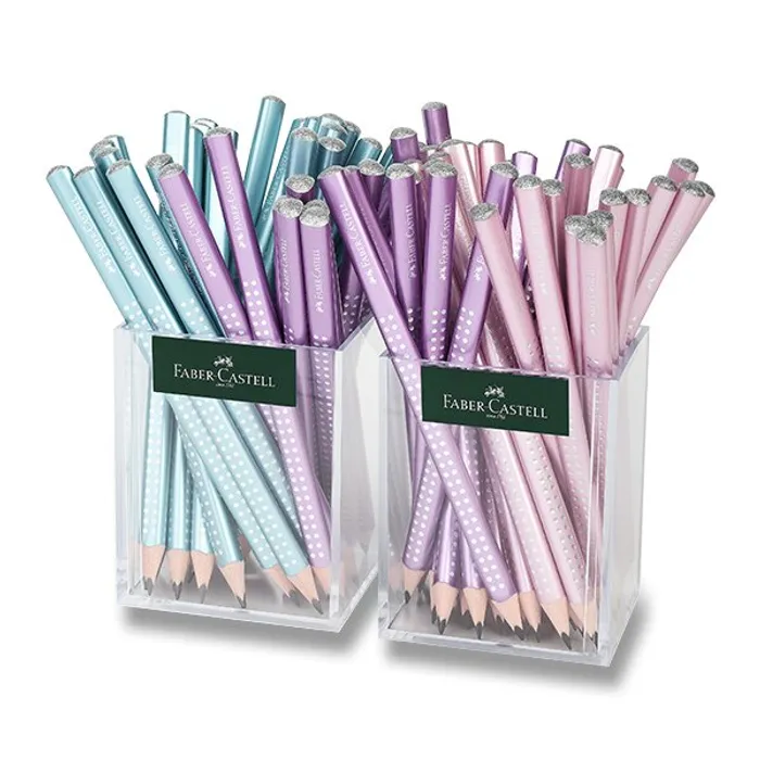 Hlavný obrázok produktu Grafitová tužka Faber-Castell Sparkle Jumbo Cosmic stojánek, 72 ks