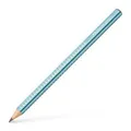Ďalší obrázok produktu Grafitová ceruzka Faber-Castell Sparkle Jumbo perleťové odtiene, tyrkysová