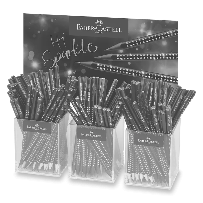 Hlavný obrázok produktu Grafitová tužka Faber-Castell Sparkle Midnight stojánek