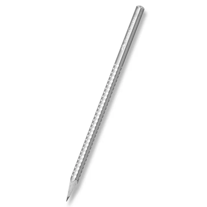 Hlavný obrázok produktu Grafitová tužka Faber-Castell Sparkle - perleťové odstíny stříbrná