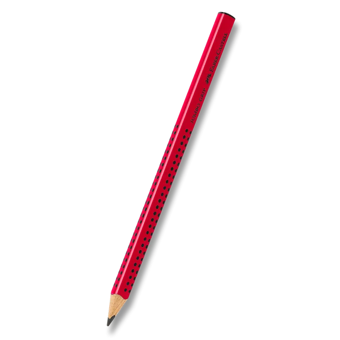 Hlavný obrázok produktu Grafitová tužka Grip Jumbo B, červená   Faber Castell 111921