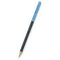 Grafitová ceruzka Grip Two Tone, modrá/čierna, Faber-Castell 517010