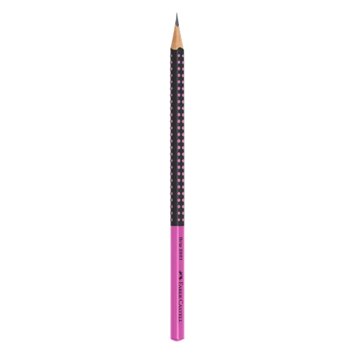 Hlavný obrázok produktu Grafitová tužka Grip Two Tone, růžová / černá Faber-Castell 517011