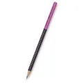 Grafitová ceruzka Grip Two Tone, ružová / čierna Faber-Castell 517011