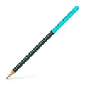 Grafitová ceruzka Grip Two Tone, tyrkysová / čierna Faber-Castell 517012