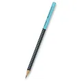 Grafitová ceruzka Grip Two Tone, tyrkysová / čierna Faber-Castell 517012
