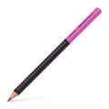Grafitová ceruzka Jumbo Grip Two Faber-Castell 511911, ružová / čierna