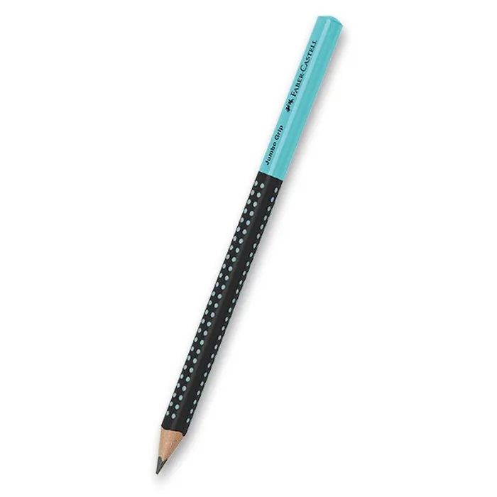Hlavný obrázok produktu Grafitová tužka Jumbo Grip Two Tone, tyrkysová / černá Faber-Castell 511912