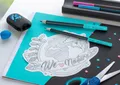 Grafitová ceruzka Jumbo Grip Two Tone, tyrkysová / čierna Faber-Castell 511912