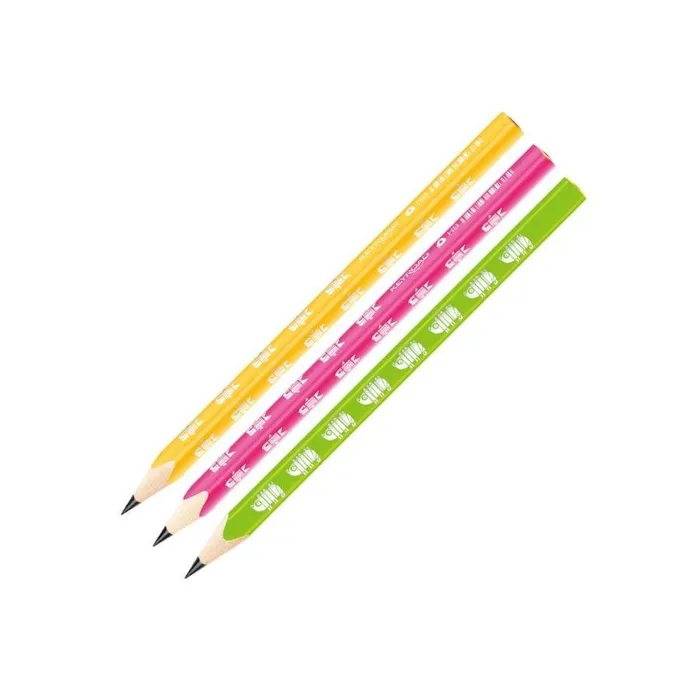 Hlavný obrázok produktu Grafitová tužka KEYROAD Neon Jumbo,trojhranná - HB,mix barev