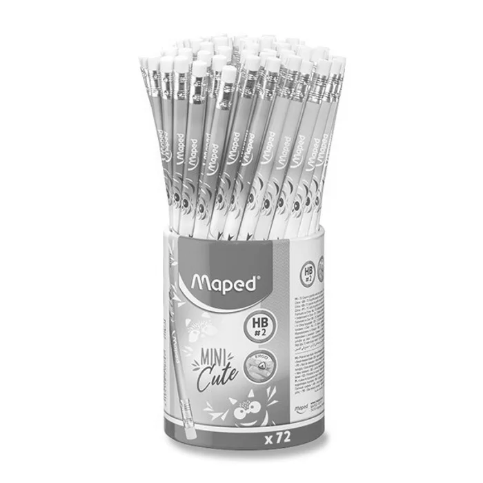 Hlavný obrázok produktu Grafitová tužka Maped Black'Peps Mini Cute tvrdost HB, stojánek 72 ks