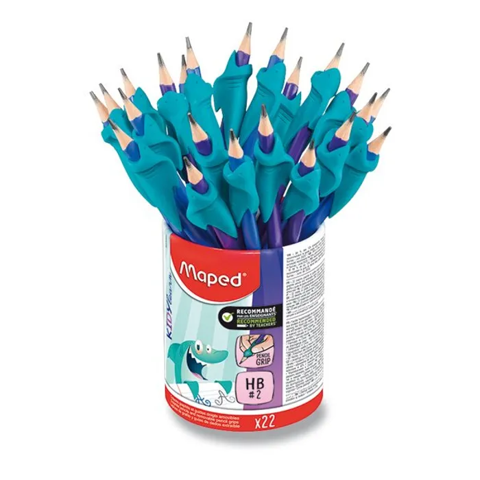 Hlavný obrázok produktu Grafitová tužka Maped Kidy Learn Finger Guide stojánek, 22 ks