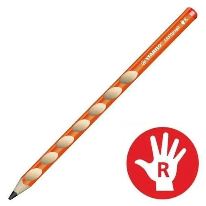 Hlavný obrázok produktu Grafitová tužka pro praváky - STABILO EASYgraph oranžová - HB [1 ks]