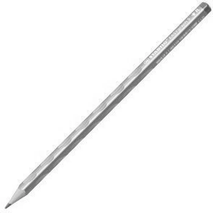 Hlavný obrázok produktu Grafitová tužka pro prováky STABILO EASYgraph S Metallic Edition stříbrná - HB [1 ks]