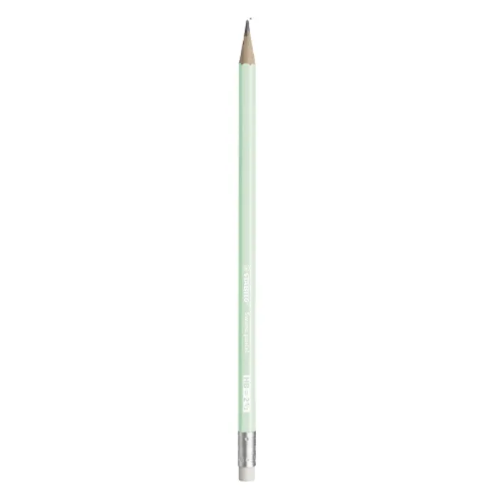 Hlavný obrázok produktu Grafitová tužka s pryží STABILO Swano Pastel HB pastlel zelená