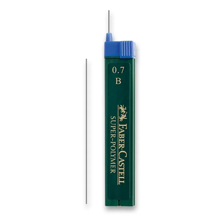 Hlavný obrázok produktu Grafitové tuhy Superpolymer 0.7mm B Faber Castell 120701