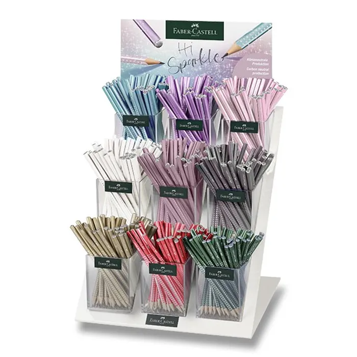 Hlavný obrázok produktu Grafitové tužky Faber-Castell Sparkle stojánek, 432 ks, tvrdost B