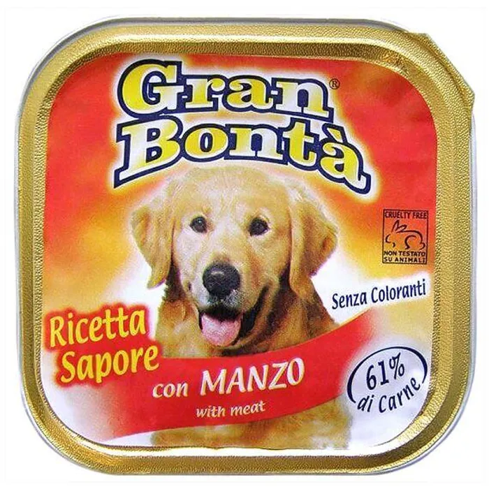 Hlavný obrázok produktu GRAN BONTA paštika s hovězím masem pro psy 150g