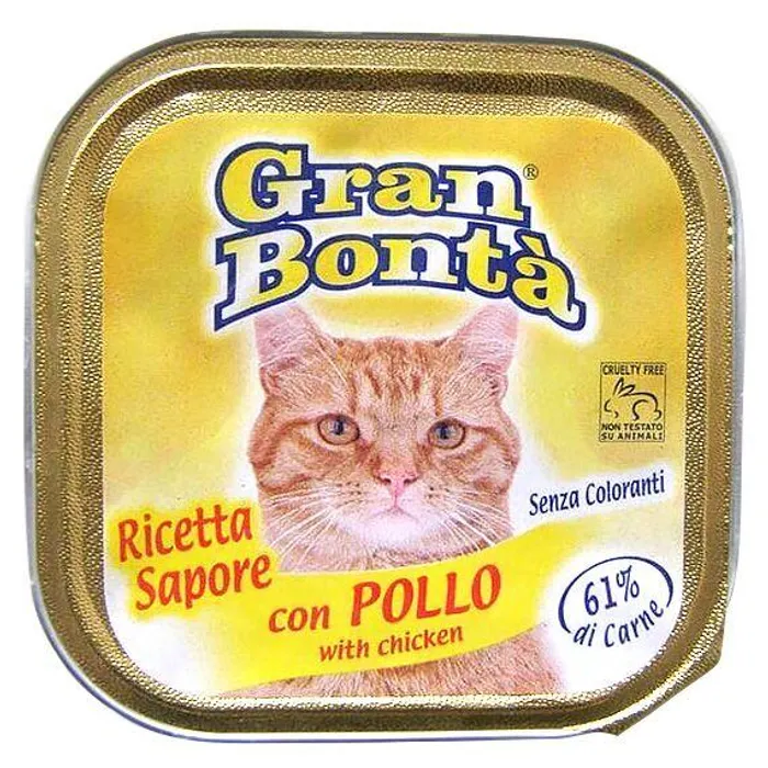 Hlavný obrázok produktu GRAN BONTA paštika s kuřecím masem pro kočky 100g