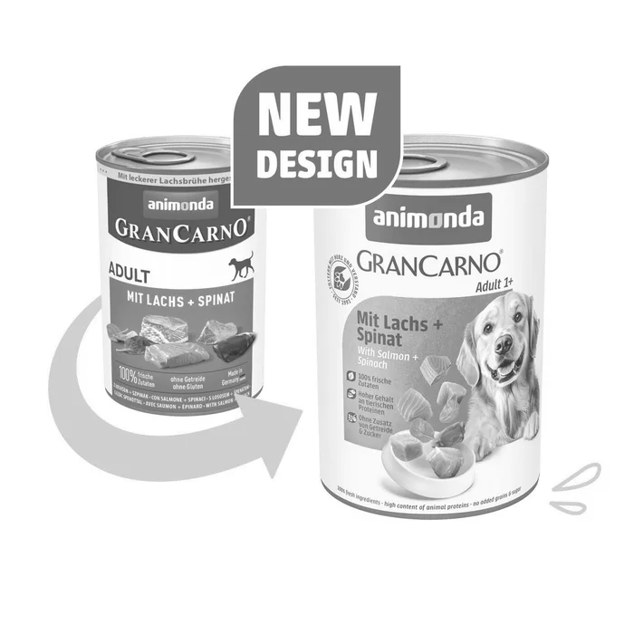 Hlavný obrázok produktu GRANCARNO Adult - losos + špenát 400g