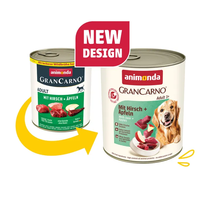 Hlavný obrázok produktu GRANCARNO Adult - s jelením masem a jablky 800 g