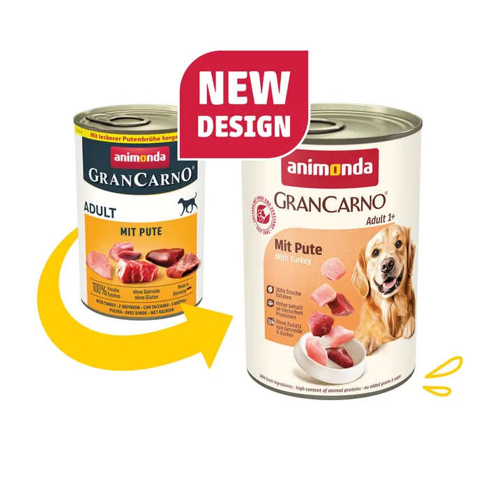 Hlavný obrázok produktu GRANCARNO Adult - s krůtím masem 400 g