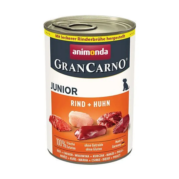 Hlavný obrázok produktu GRANCARNO JUNIOR - hovězí + kuřecí 400g