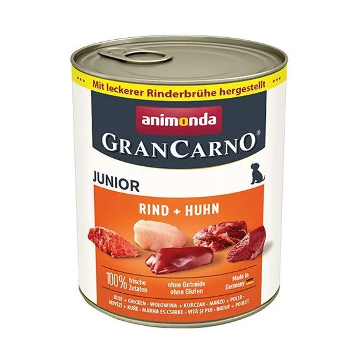 Hlavný obrázok produktu GRANCARNO JUNIOR - kuře, hovězí 800g
