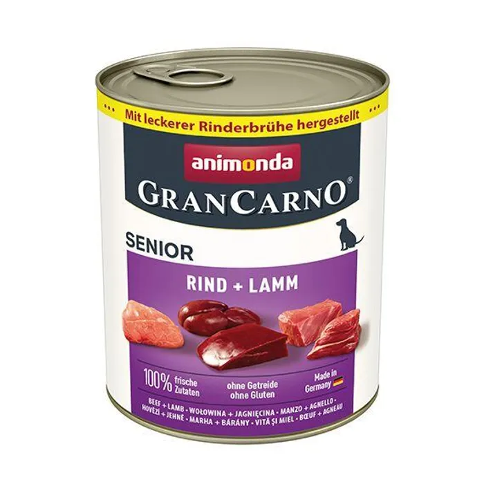 Hlavný obrázok produktu GRANCARNO Senior - hovězí, jehněčí 800 g